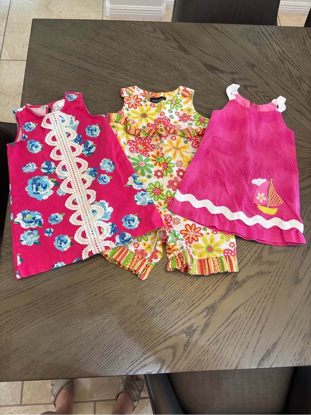 2t/3t girls bundle dresses and romper